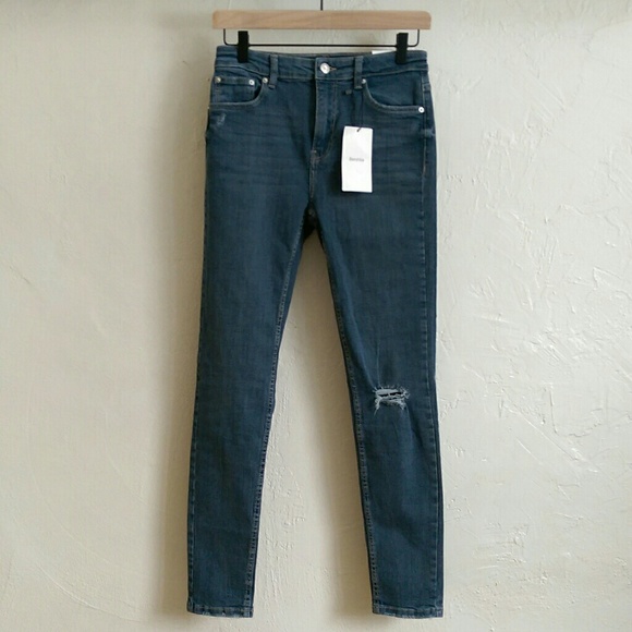 bershka skinny medium rise